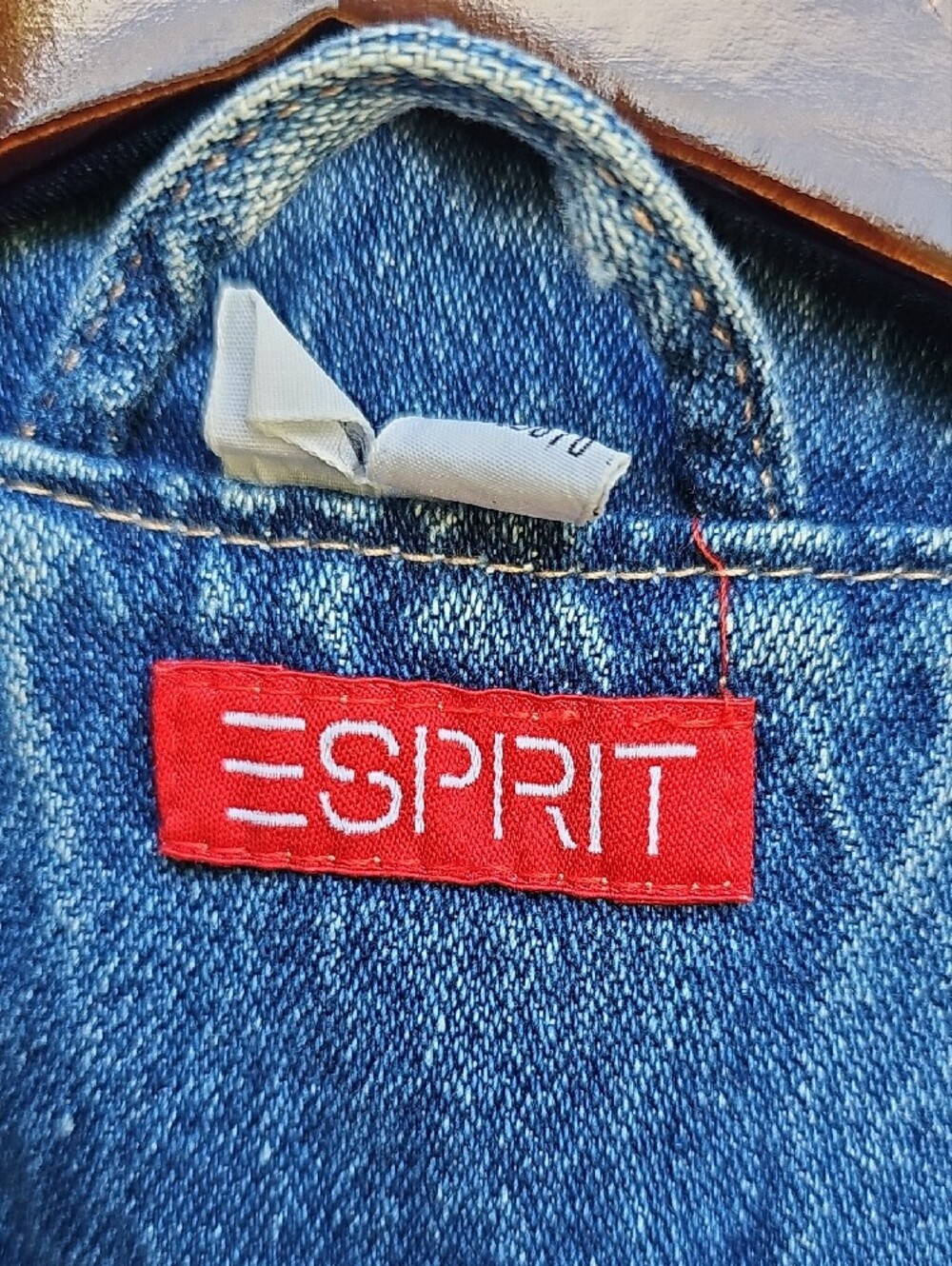 Vintage Esprit Mid-Blue Denim Trench Coat - Picture 2 of 10